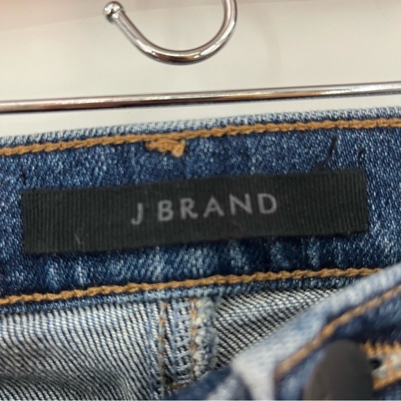 J Brand 27x26 Julia High Rise Flare Jeans destructed 0012 wonderland dark - Picture 10 of 11